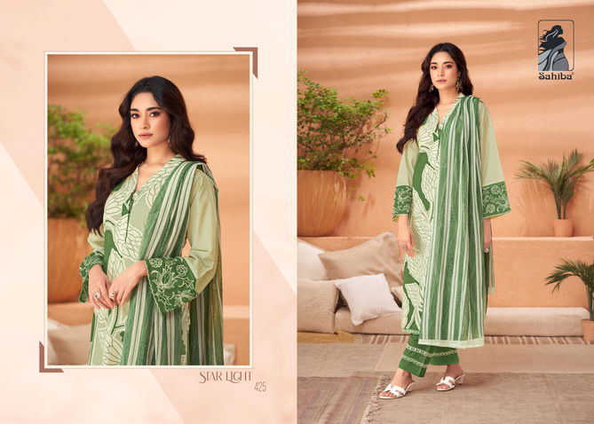 Star Light By Sahiba Cotton Digital Printed Dress Material Wholesale Shop In Surat